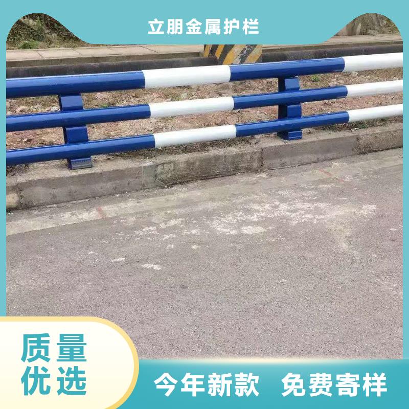 防撞护栏-【桥梁护栏立柱】价格有优势立朋【高速开口栏网】