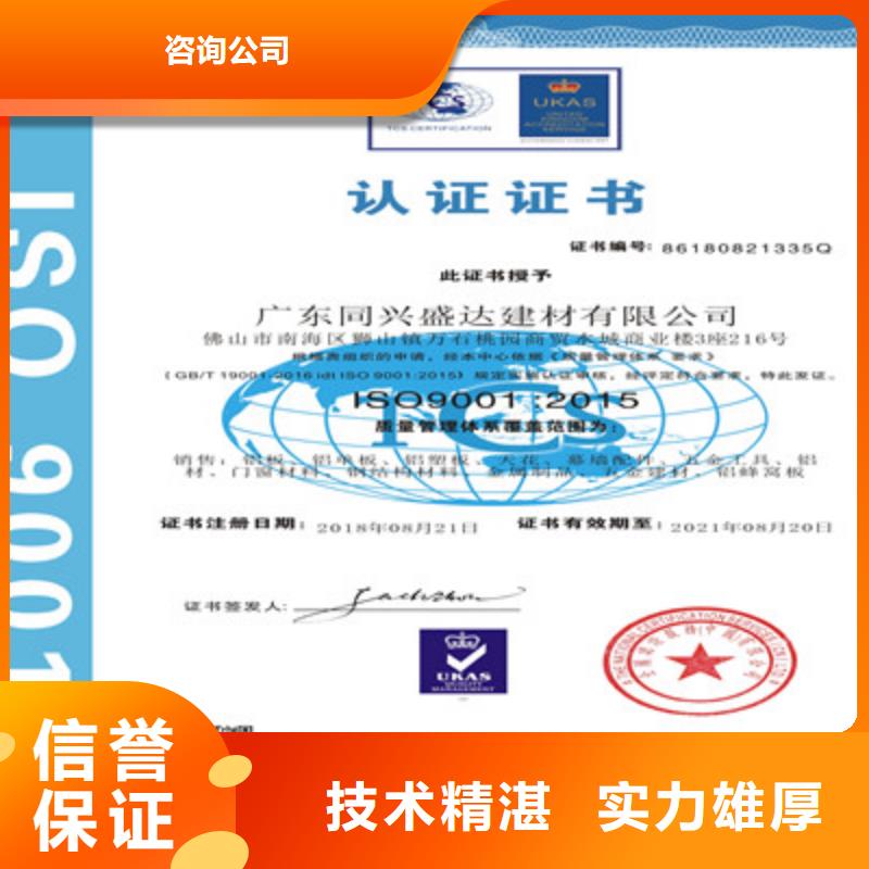 ISO9001质量管理体系认证精英团队