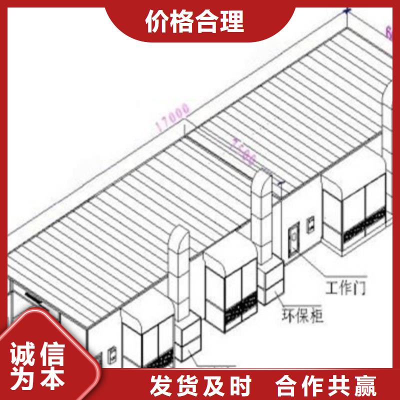 汽车家具工业喷烤漆房移动伸缩喷漆房超产品在细节