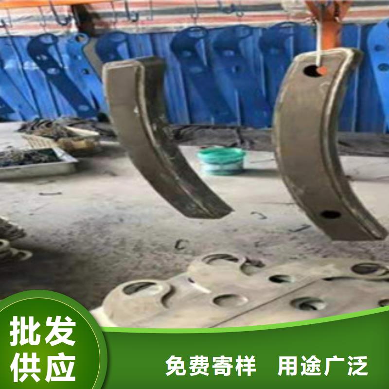 不锈钢复合管护栏钢板立柱-【灯箱护栏】质量为本-鑫金属材料(阿拉善市分公司)-三玖采购网