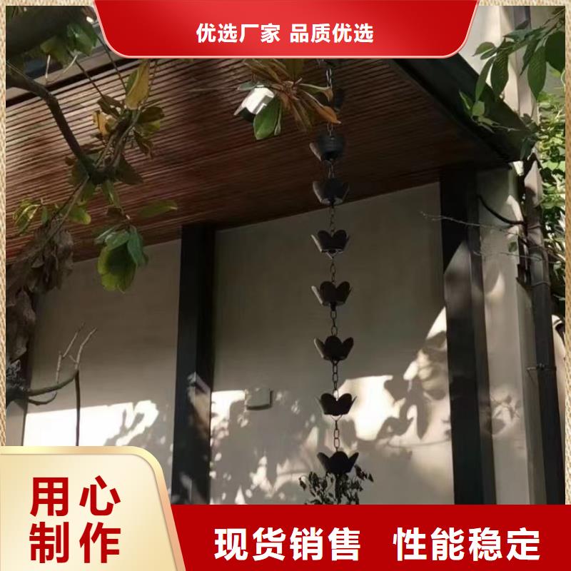 中式铝代木古建PVC成品天沟货源稳定