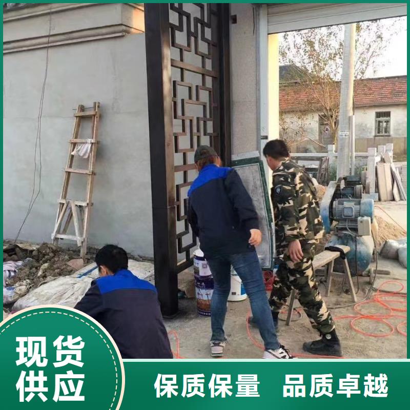 中式铝代木古建铝合金天沟安装简单