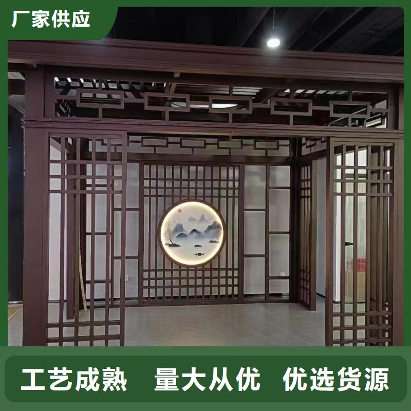 中式铝代木古建PVC成品天沟货源稳定