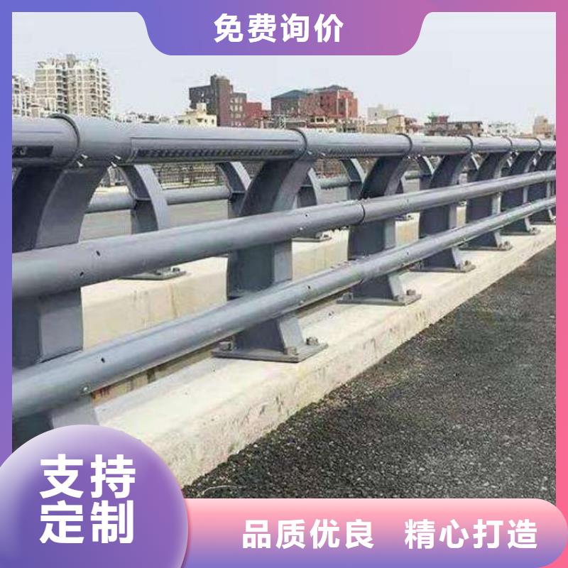 桥梁护栏Q235钢板立柱来图定制