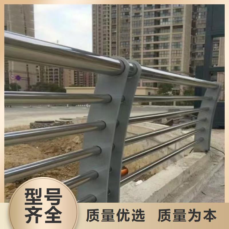 不锈钢桥梁护栏河道防撞护栏安装简单