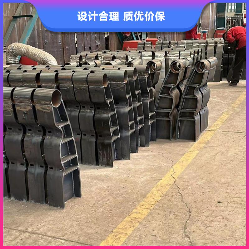 【河道护栏】防撞护栏立柱质检合格发货