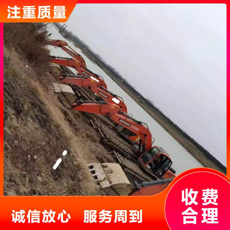 水上挖机,水挖出租注重质量