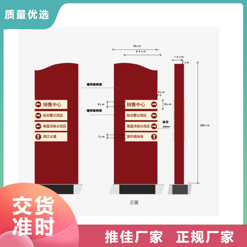 医院导视牌来厂考察