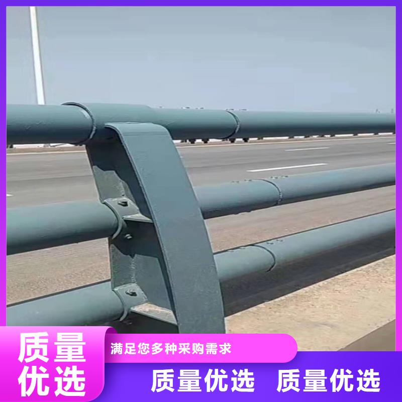 河道景观护栏 【桥梁防撞价格】严选材质瑞强不锈钢复合管栏