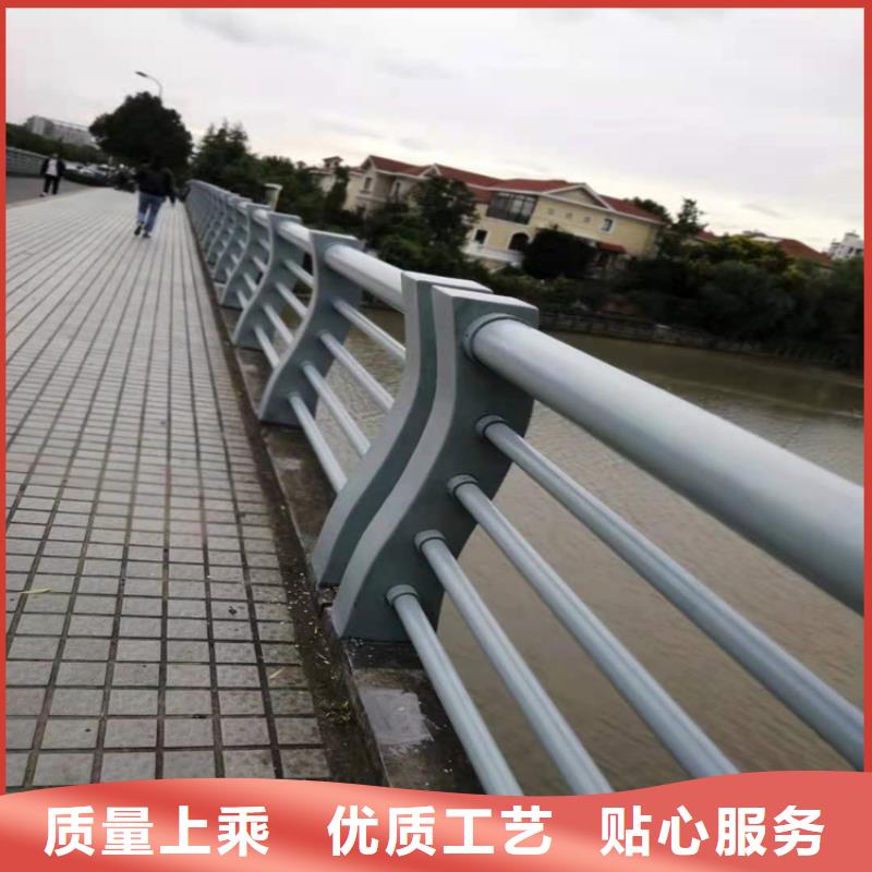 河道景观护栏 【桥梁防撞价格】严选材质瑞强不锈钢复合管栏