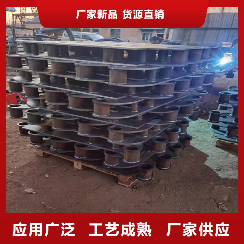 河道景观护栏 【桥梁防撞价格】严选材质瑞强不锈钢复合管栏
