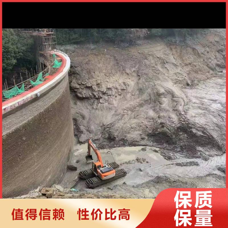 【水上挖掘机出租河道清淤设备出租适用范围广】