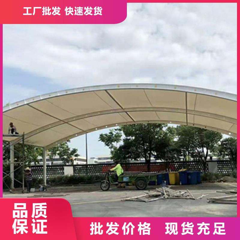 自行车停车棚-圆形灯杆灯箱品质不将就