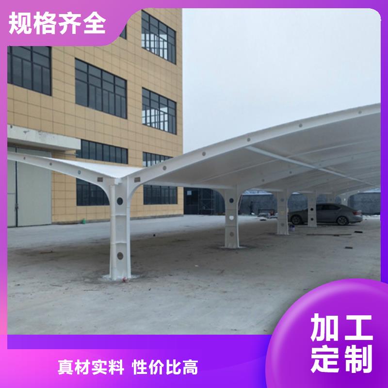 自行车停车棚_圆形灯杆灯箱真实拍摄品质可靠
