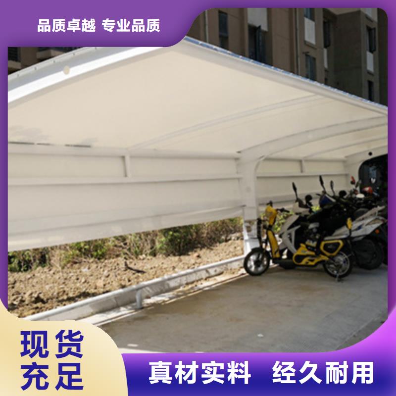 自行车停车棚-圆形灯杆灯箱品质不将就
