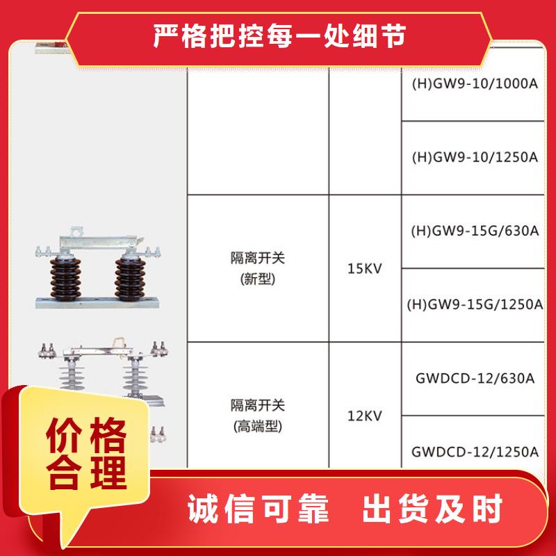 GW9隔离开关高压负荷开关客户满意度高本地货源