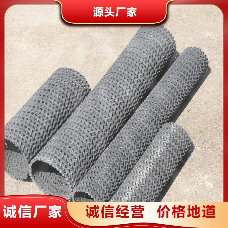 硬式透水管土工格栅现货销售