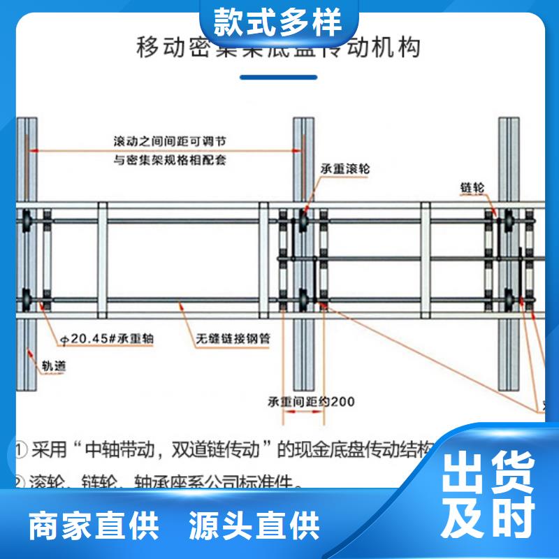 手摇密集柜移动档案密集架放心购