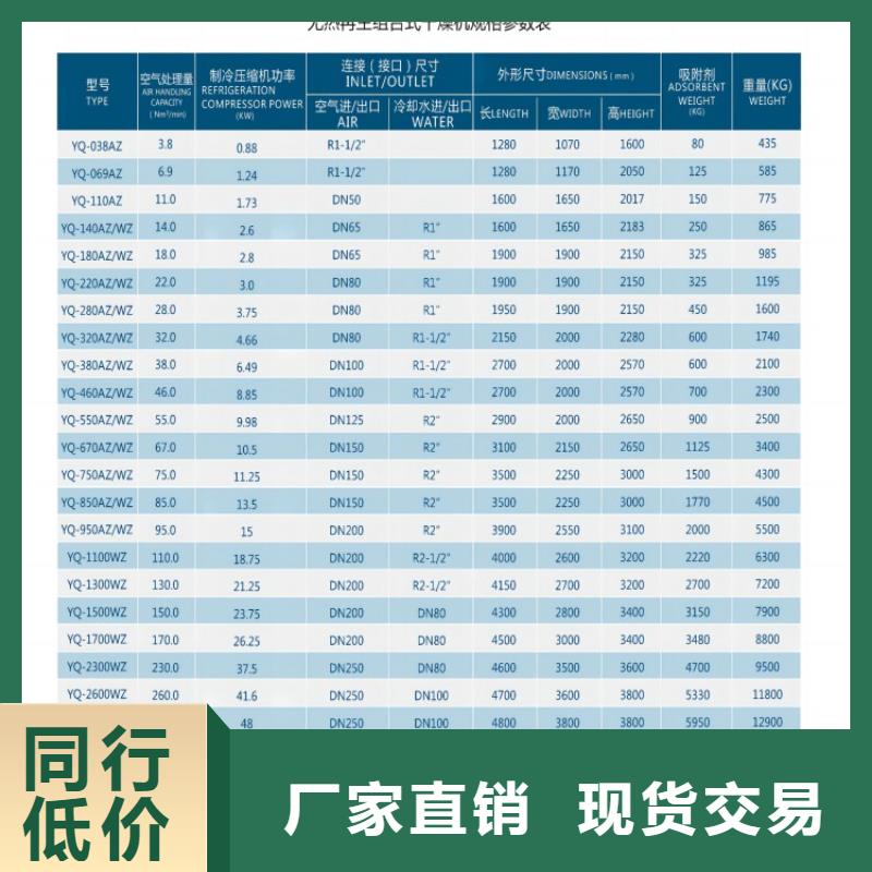 吸附式干燥机压缩空气干燥机品质保障售后无忧