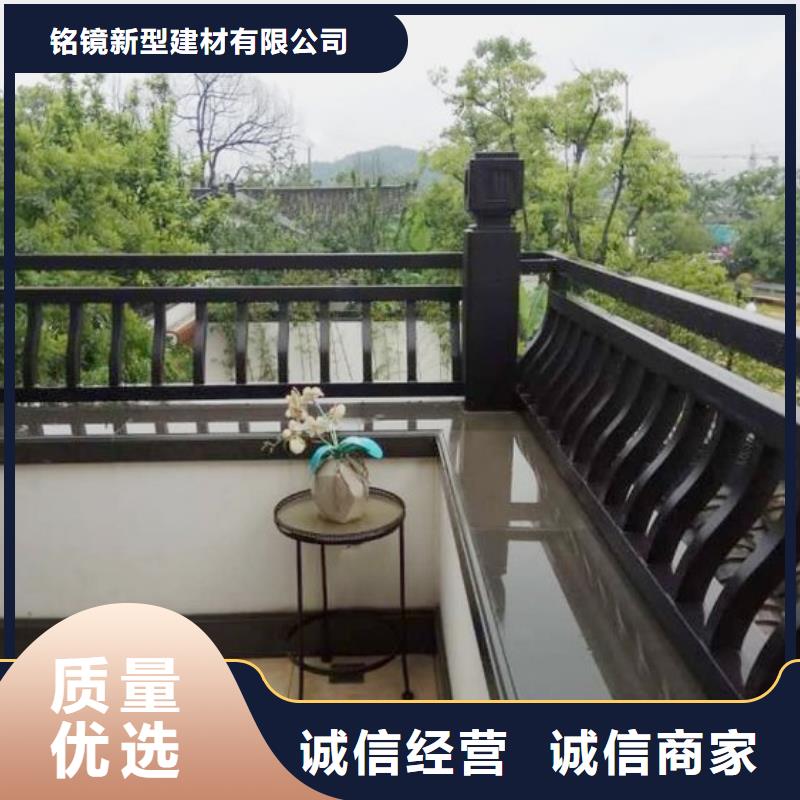 古建亭廊 铝合金仿古建筑材料实体诚信厂家