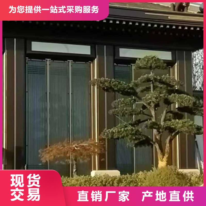 古建亭廊古建铝代木层层质检