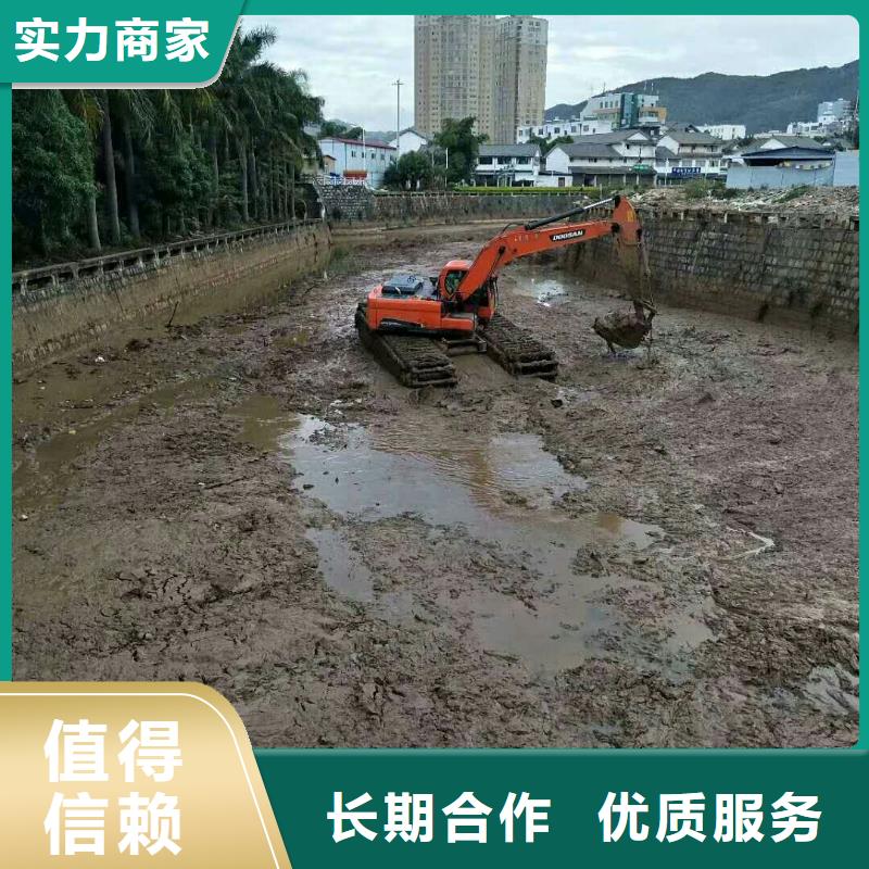 水上挖掘机租赁湿地挖机租赁技术比较好