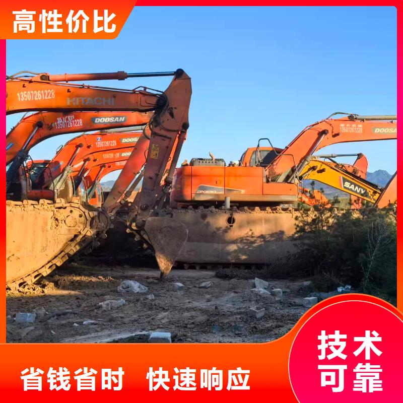 山东水陆挖掘机出租批发零售