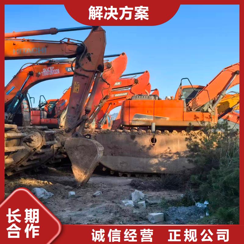 水上挖掘机租赁 大小船挖租赁技术比较好