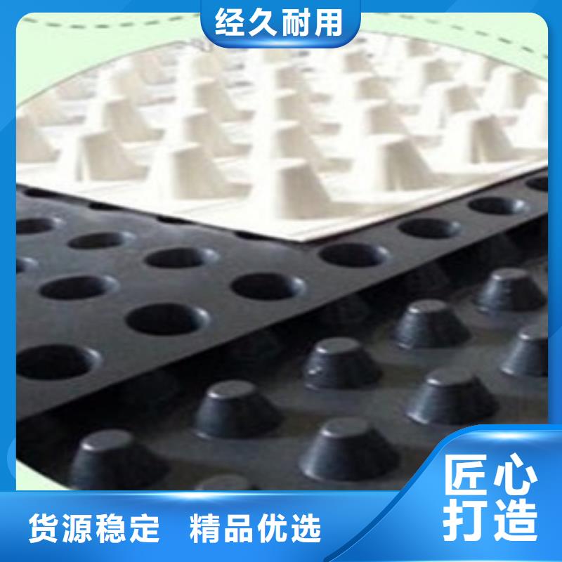 塑料排水板虹吸排水板土工网用心制作