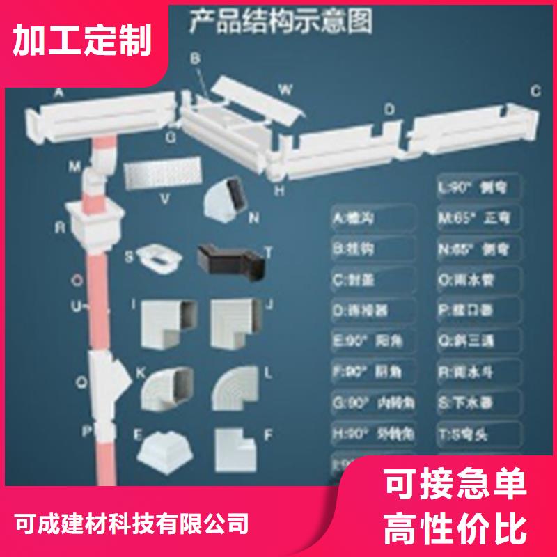 澧县|津|永州|张家界|衡阳|湘西铝合金成品天沟铝合金雨水槽老客户钟爱-可成建材科技(常德市分公司)